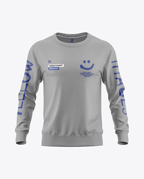 Men’s Sweatshirt Mockup - Front View