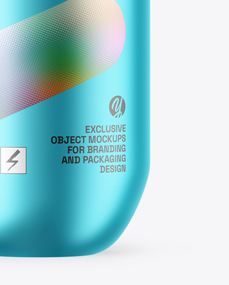 Matte Metallic Deodorant Mockup