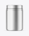 Metallic Protein Jar Mockup