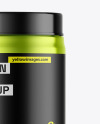 Metallic Protein Jar Mockup