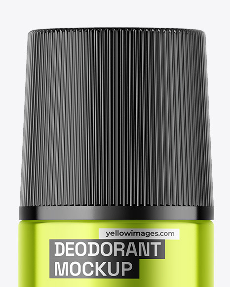 Metallic Deodorant Mockup Metallic Deodorant Mockup