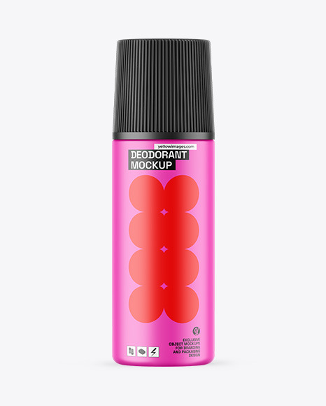 Matte Deodorant Mockup - Matte bottle mockup