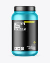 Matte Metallic Protein Jar Mockup Matte Metallic Protein Jar Mockup