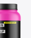 Matte Protein Jar Mockup