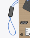 Textured Hanging Tag Mockup