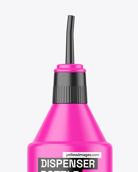 Matte Dispenser Bottle Mockup