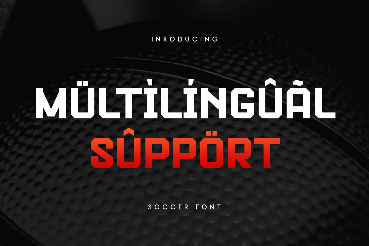 Soccer - Modern Sport Logo Font Soccer - Modern Sport Logo Font