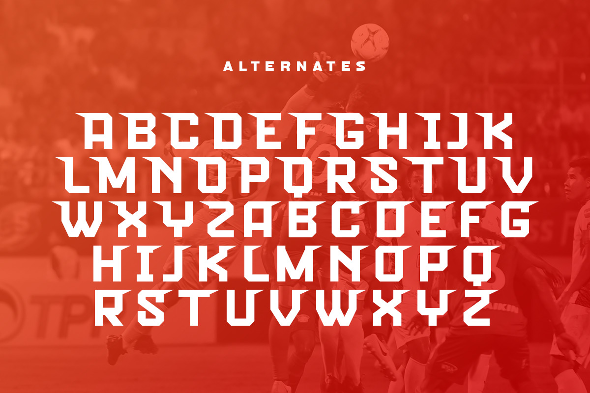 Soccer - Modern Sport Logo Font Soccer - Modern Sport Logo Font