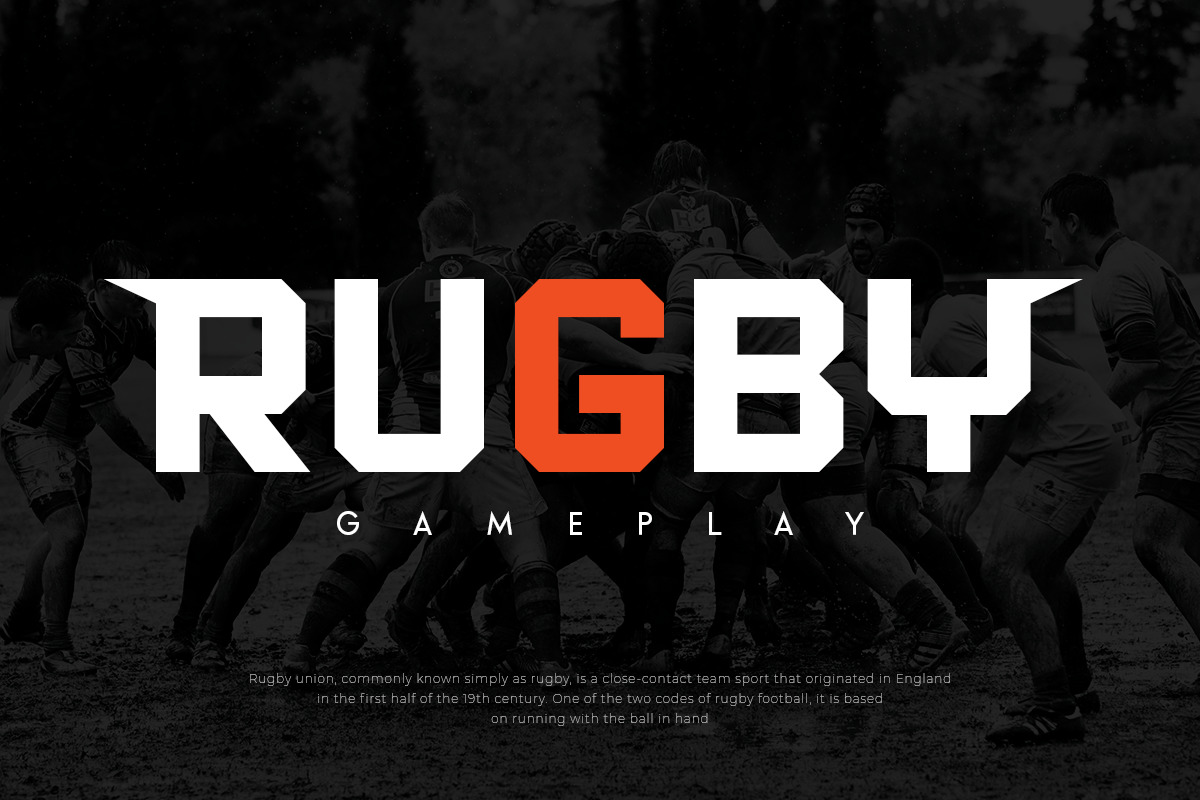 Soccer - Modern Sport Logo Font Soccer - Modern Sport Logo Font