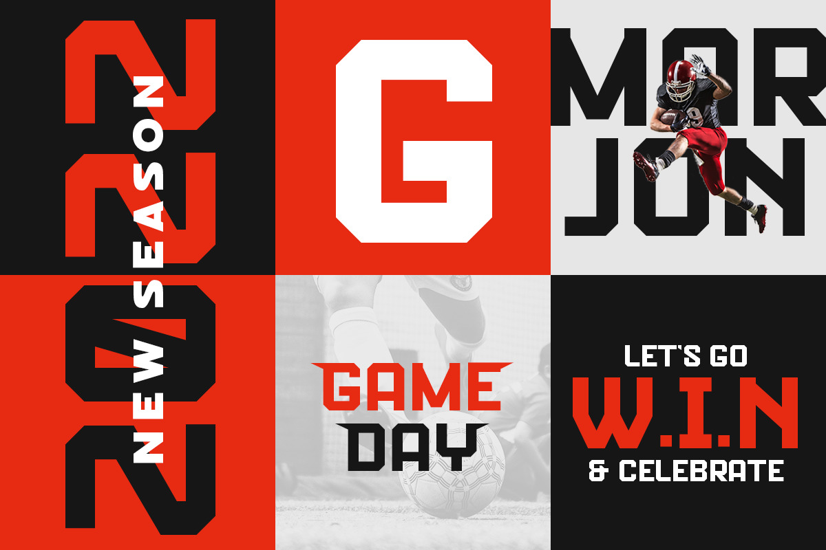 Soccer - Modern Sport Logo Font Soccer - Modern Sport Logo Font