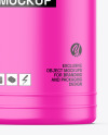 Matte Oil Tin Can Mockup