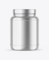 Metallic Protein Jar Mockup