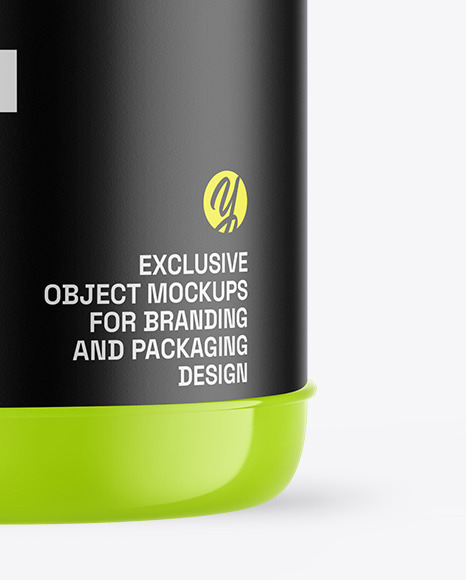 Glossy Protein Jar Mockup Glossy Protein Jar Mockup