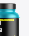 Matte Metallic Protein Jar Mockup