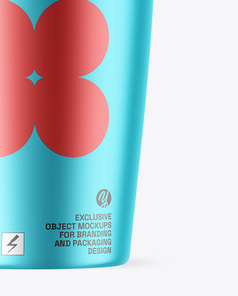 Matte Metallic Deodorant Mockup