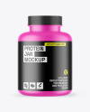Matte Protein Jar Mockup Matte Protein Jar Mockup