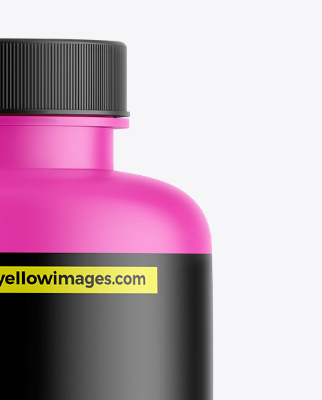 Matte Protein Jar Mockup Matte Protein Jar Mockup
