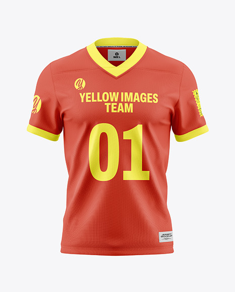 Football Jersey Mockup - Front View