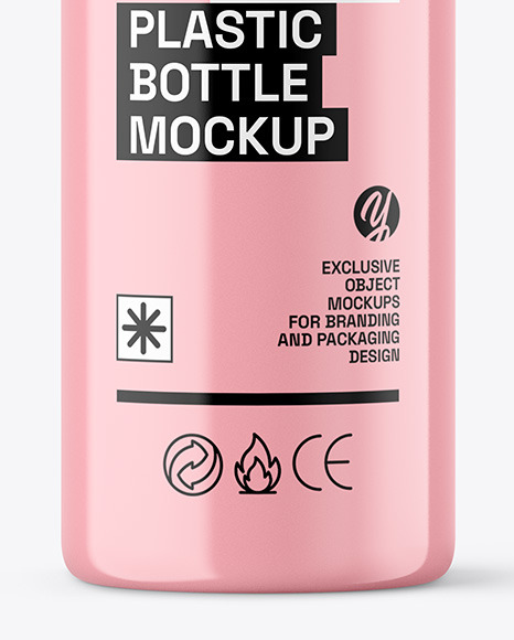 Clear Liquid Soap Bottle with Pump Mockup