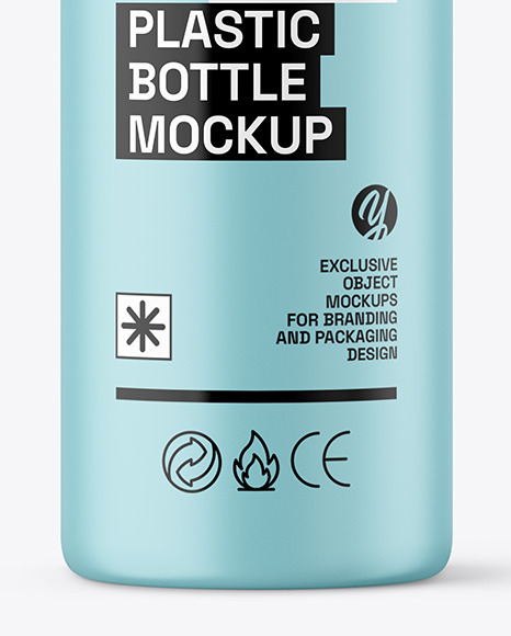 Frosted Liquid Soap Bottle with Pump Mockup