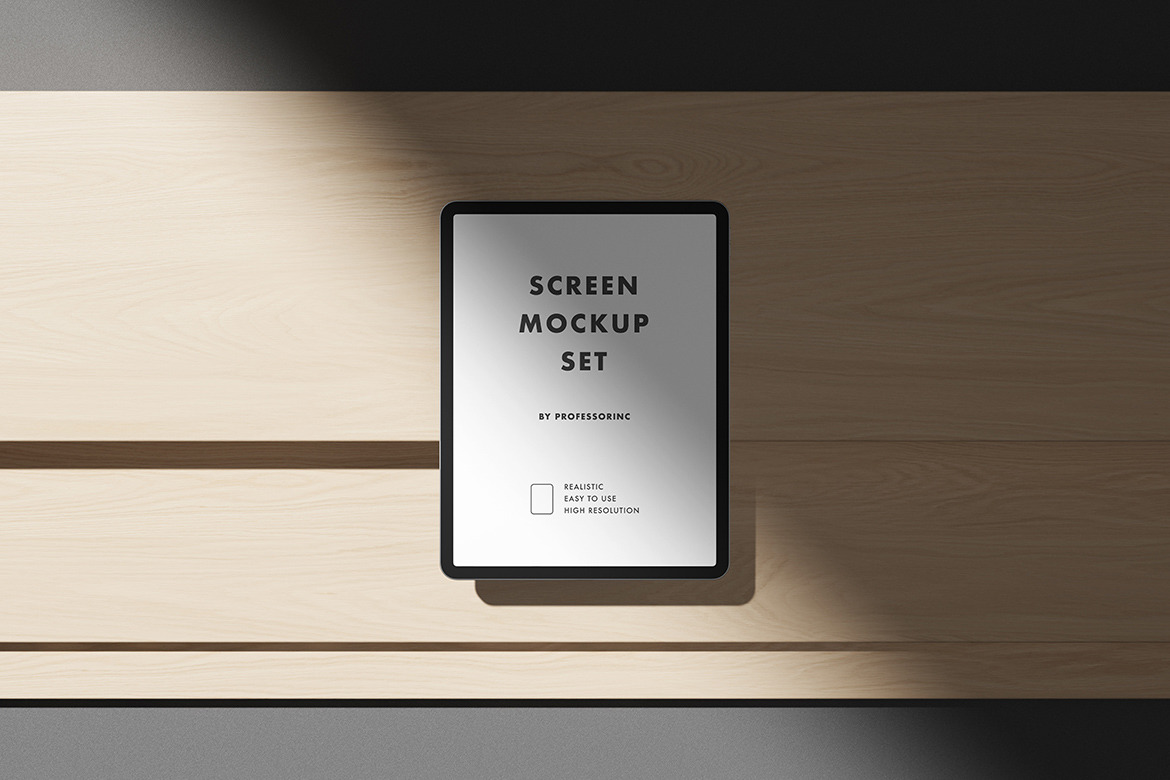 iPad Pro Screen Mockup Set iPad Pro Screen Mockup Set