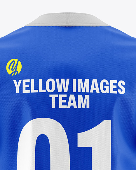 Football Jersey Mockup - Back View