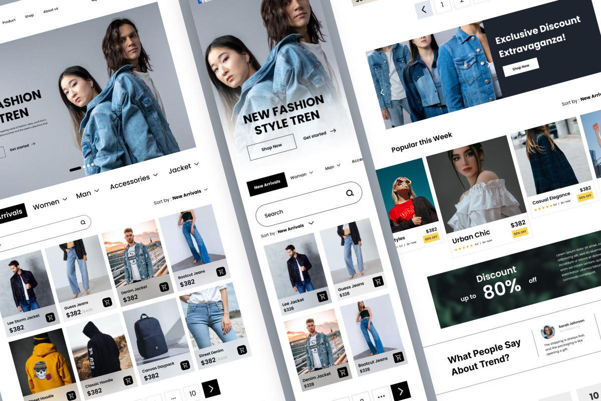 Trend - Fashion Landing Page