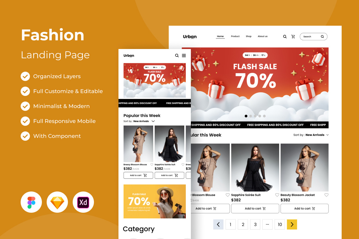 Urban - Fashion Landing Page