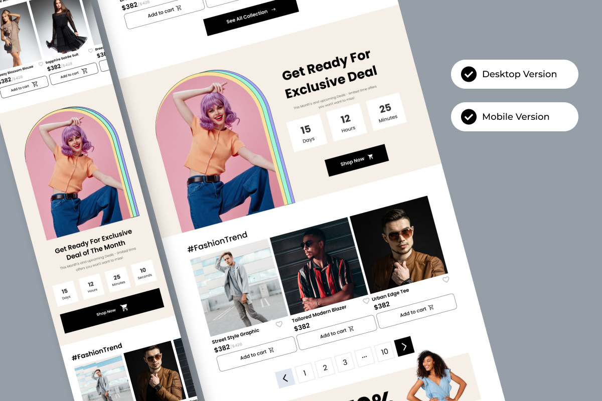 Fashan - Fashion Landing Page