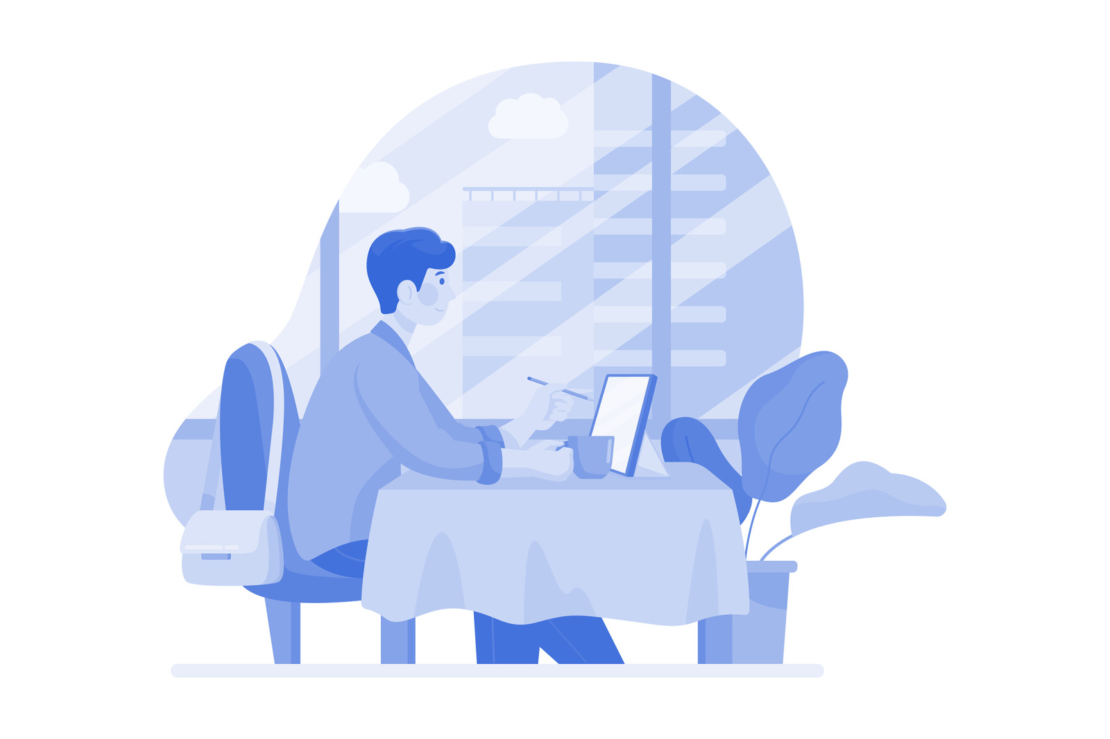 M508_Remote Working Illustration Pack M508_Remote Working Illustration Pack