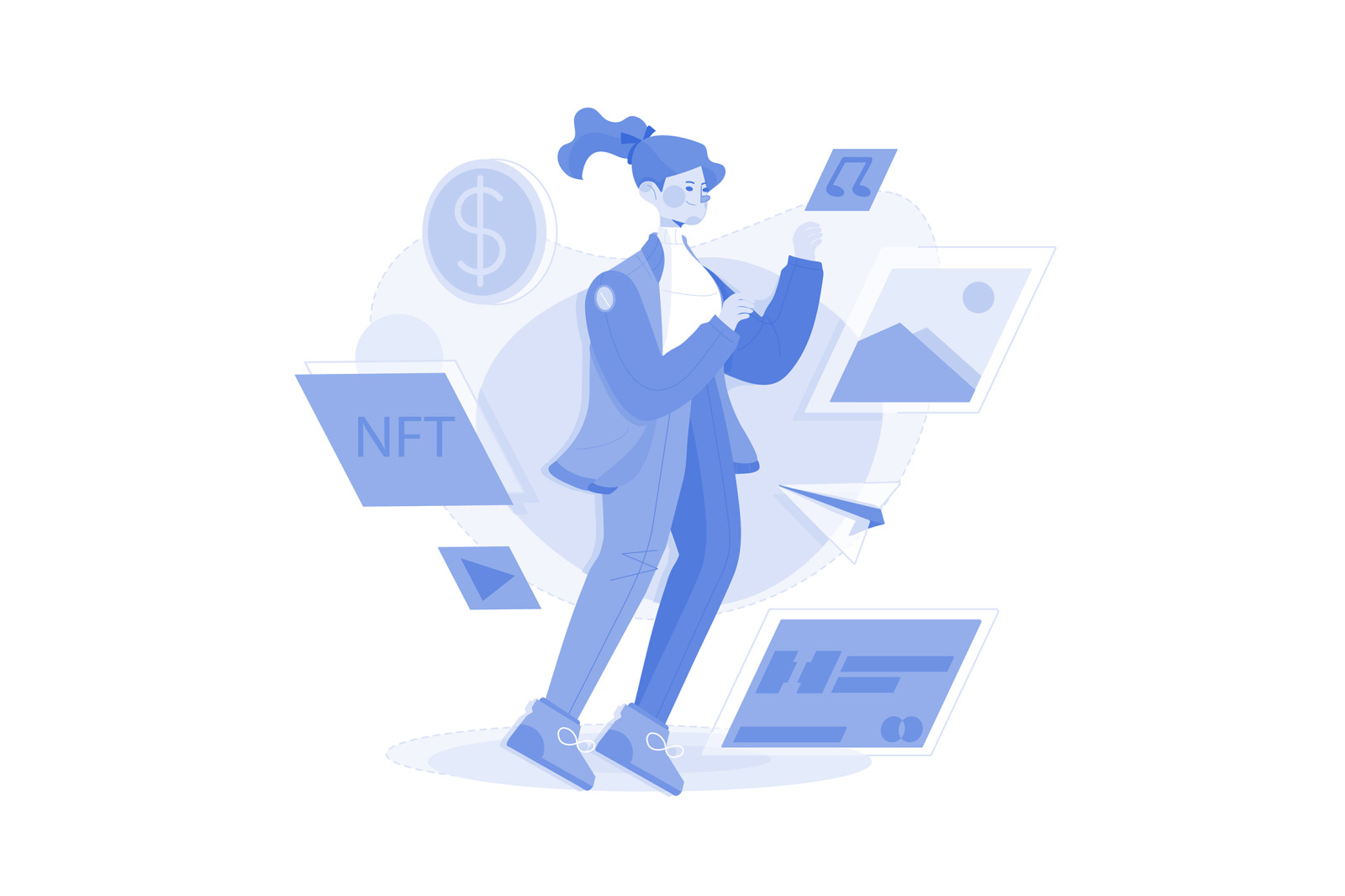 M505_NFT &amp; Crypto Illustration Pack