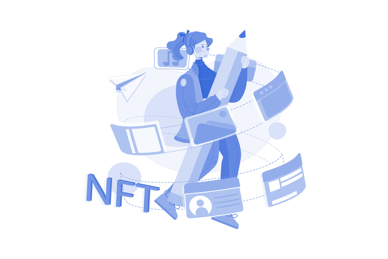 M505_NFT &amp; Crypto Illustration Pack