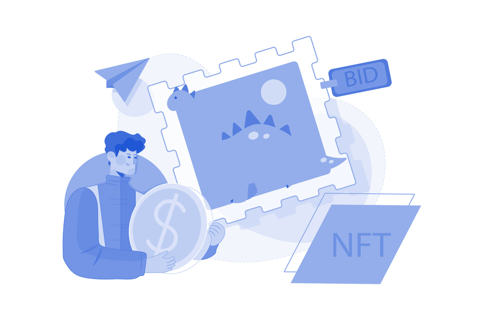 M505_NFT &amp; Crypto Illustration Pack