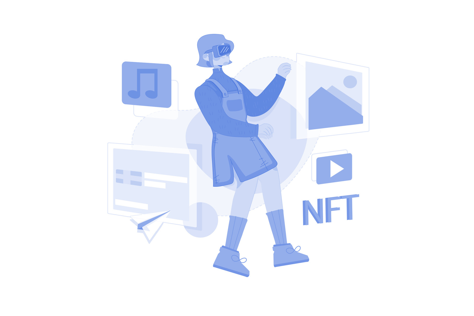 M505_NFT &amp; Crypto Illustration Pack