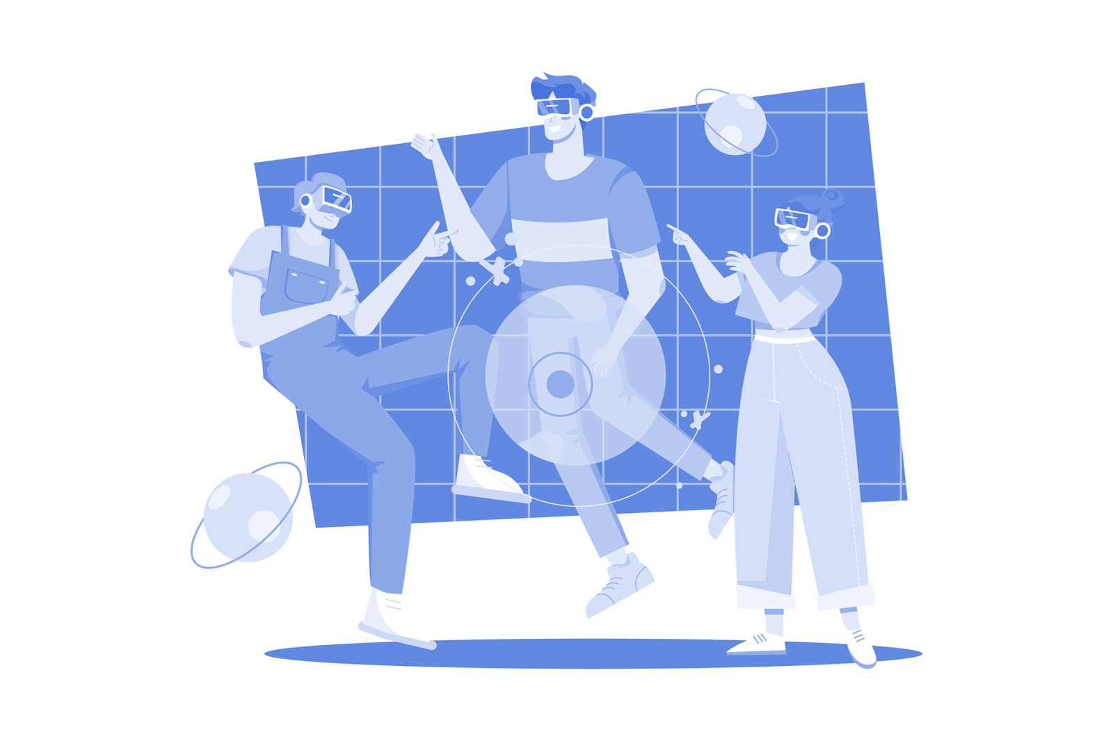 M504_Digital Metaverse Illustration Pack M504_Digital Metaverse Illustration Pack