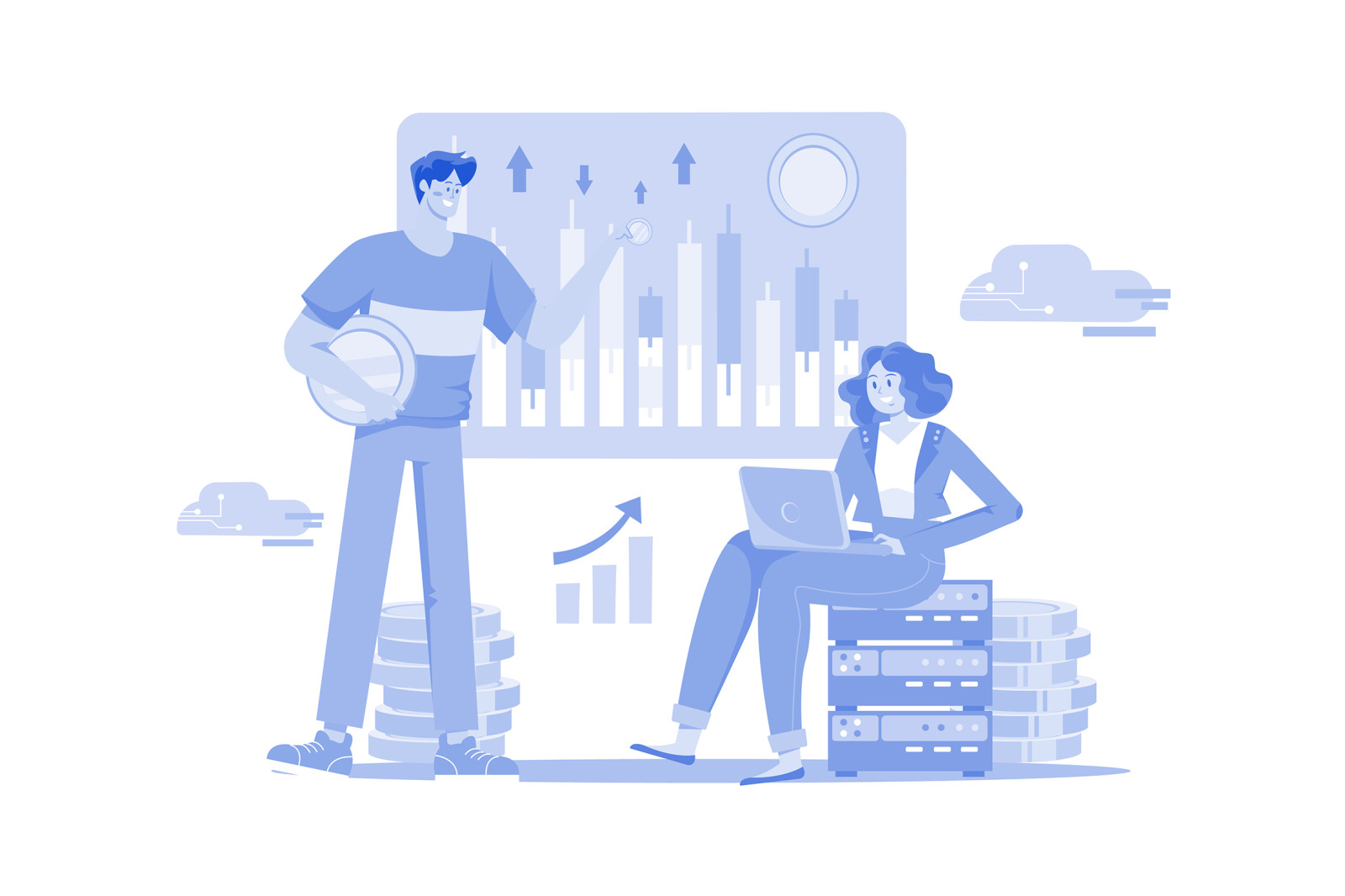 M503_Blockchain Technology Illustration Pack