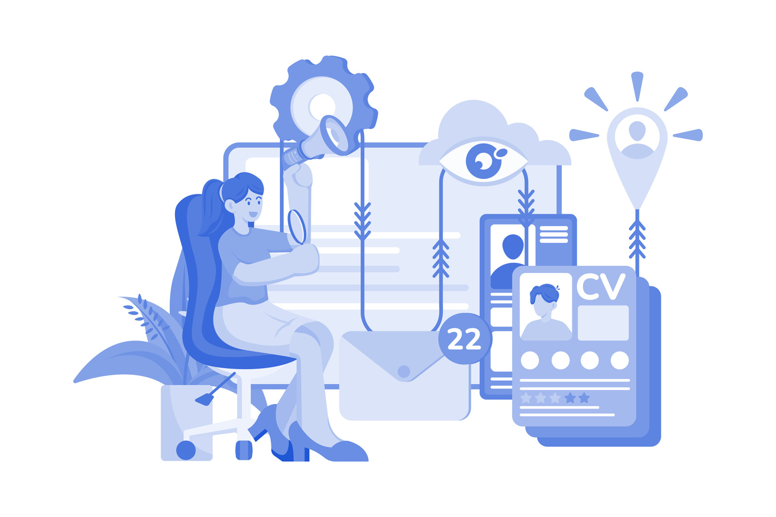 M502_Interview & Hiring Illustration Pack M502_Interview & Hiring Illustration Pack
