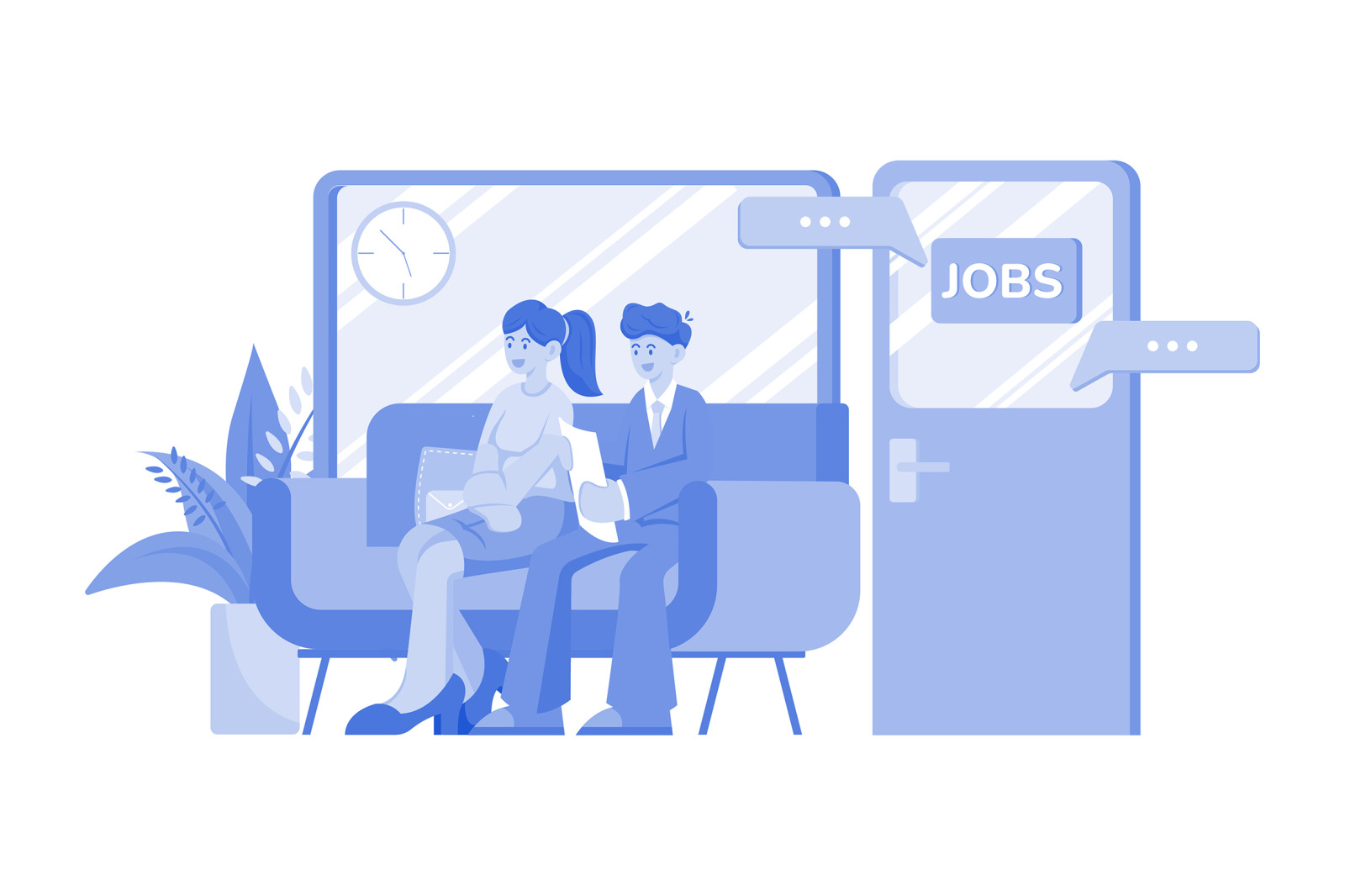 M502_Interview &amp; Hiring Illustration Pack