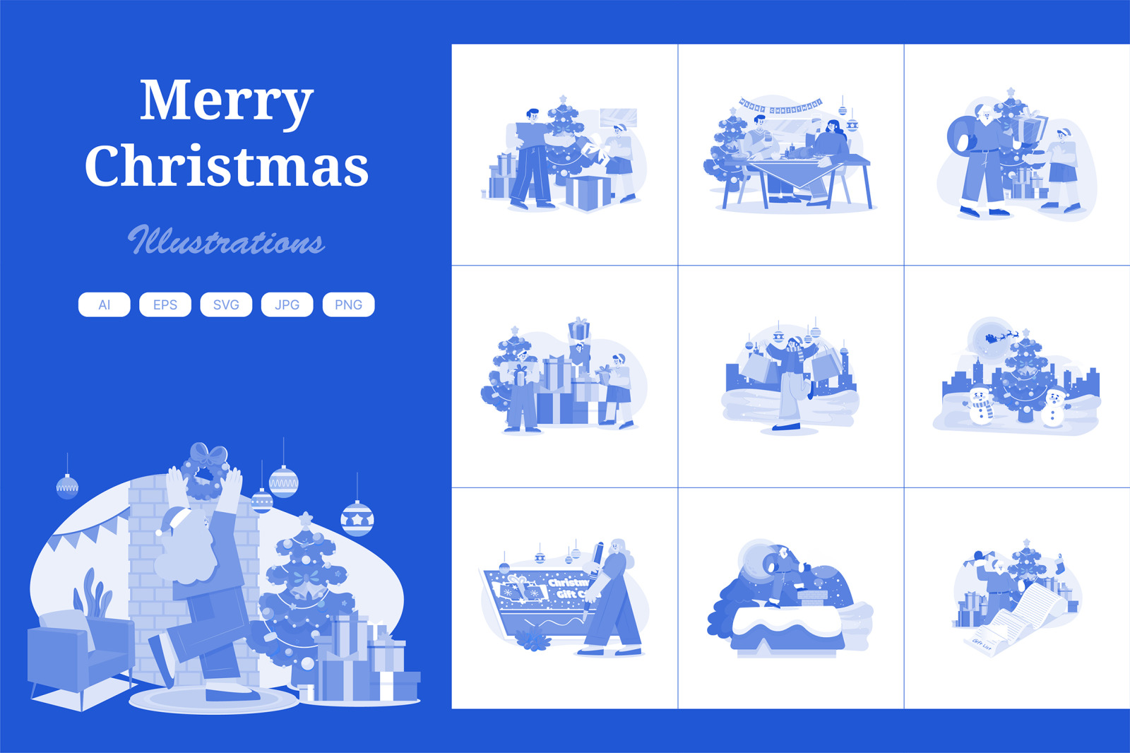 M500_Christmas Illustration Pack