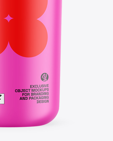 Matte Sport Bottle Mockup