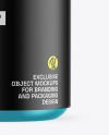 Matte Metallic Protein Jar Mockup Matte Metallic Protein Jar Mockup