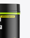 Glossy Protein Jar Mockup