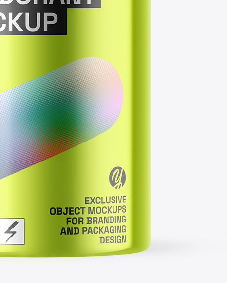 Metallic Deodorant Mockup