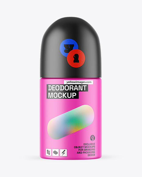 Matte Deodorant Mockup - Free Download Images High Quality PNG, JPG