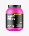 Matte Protein Jar Mockup Matte Protein Jar Mockup