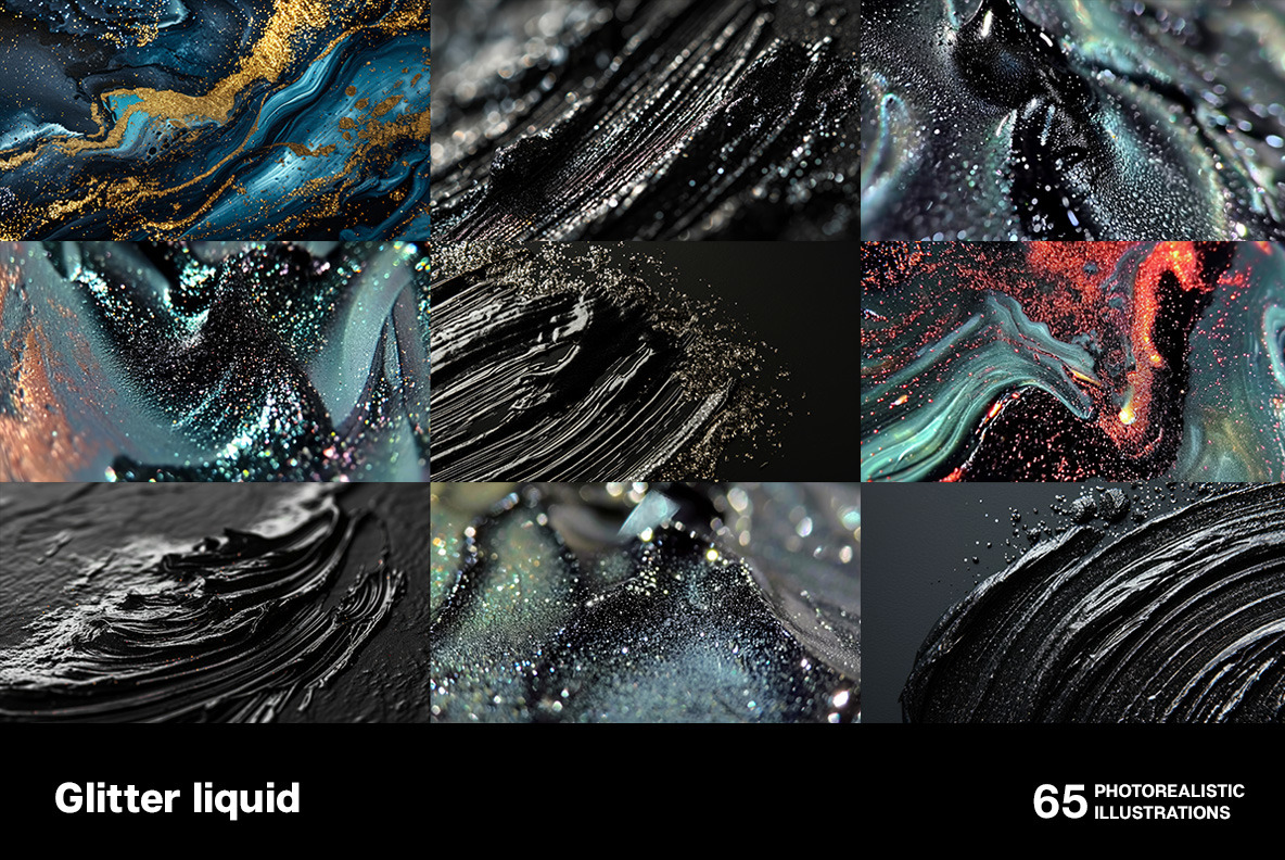 Glitter liquid Glitter liquid