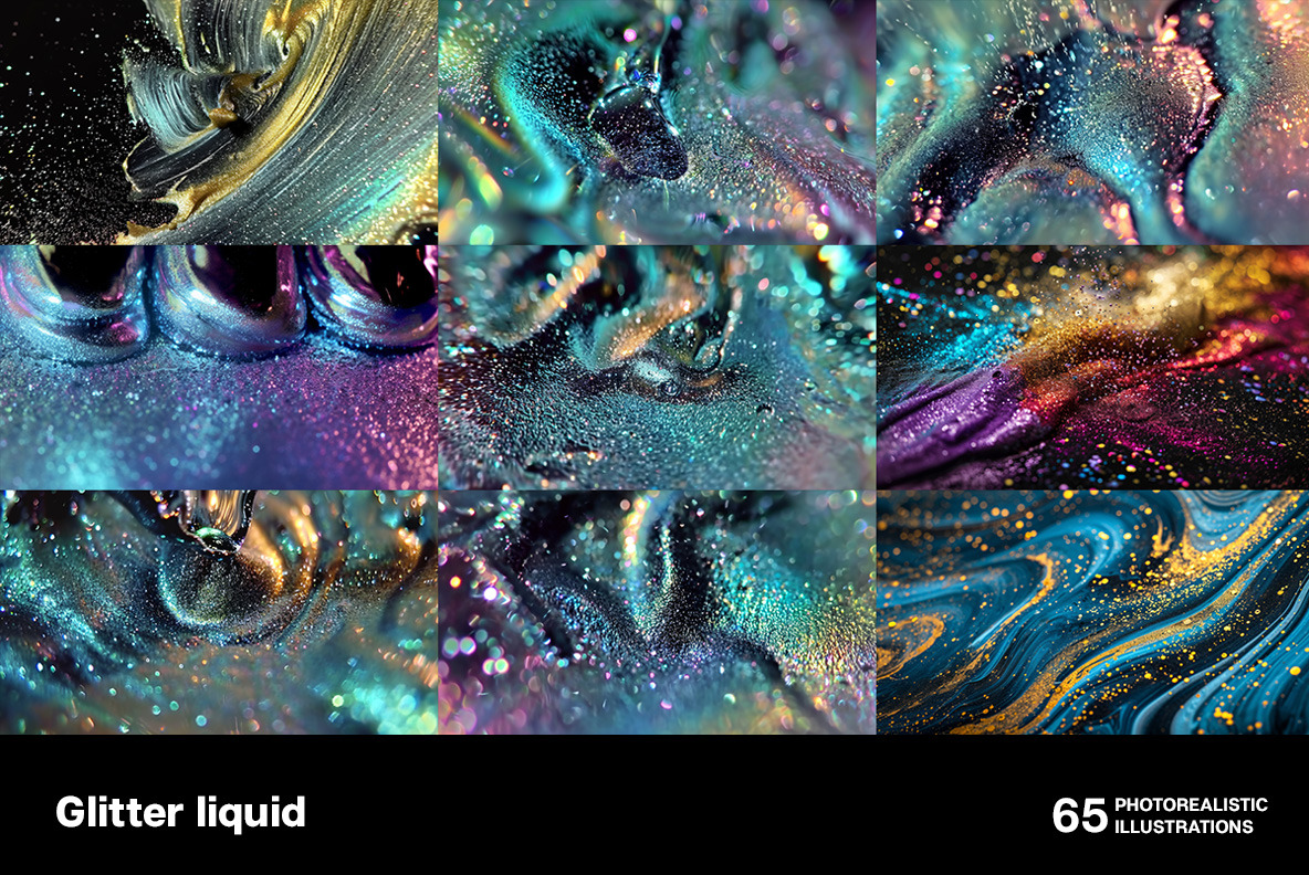 Glitter liquid Glitter liquid