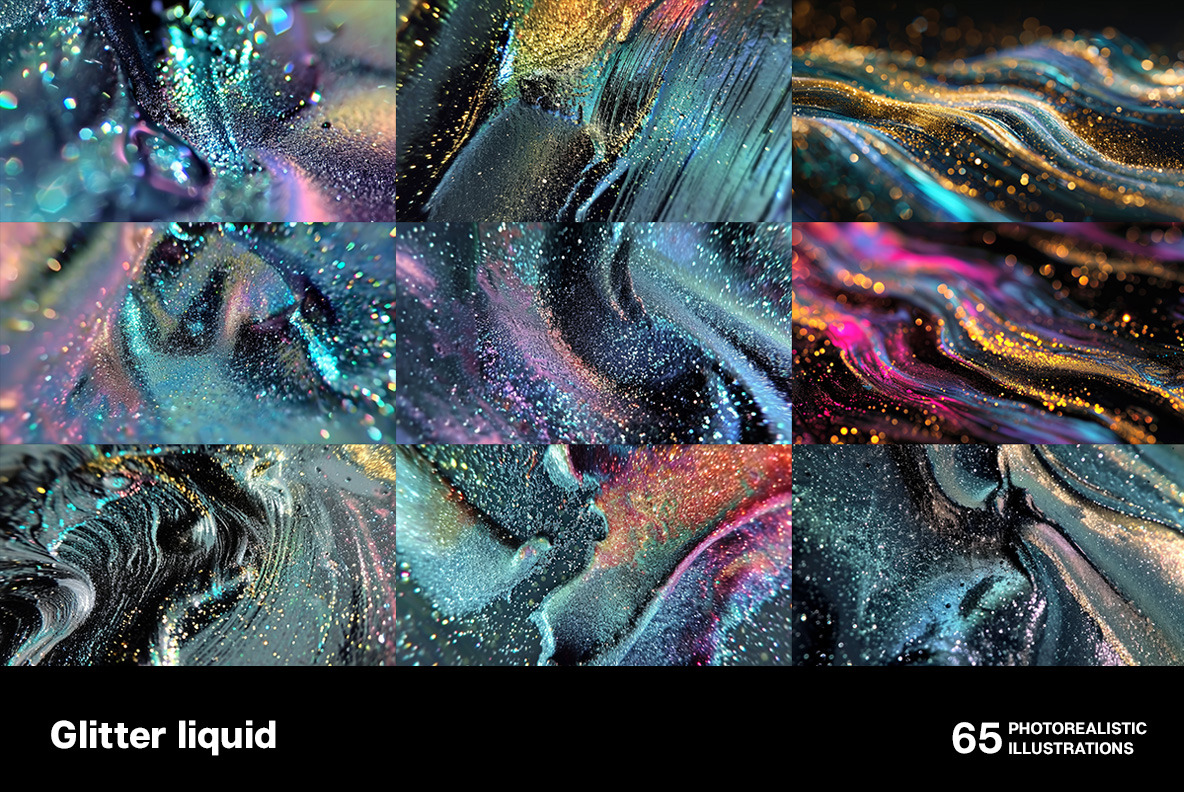 Glitter liquid Glitter liquid