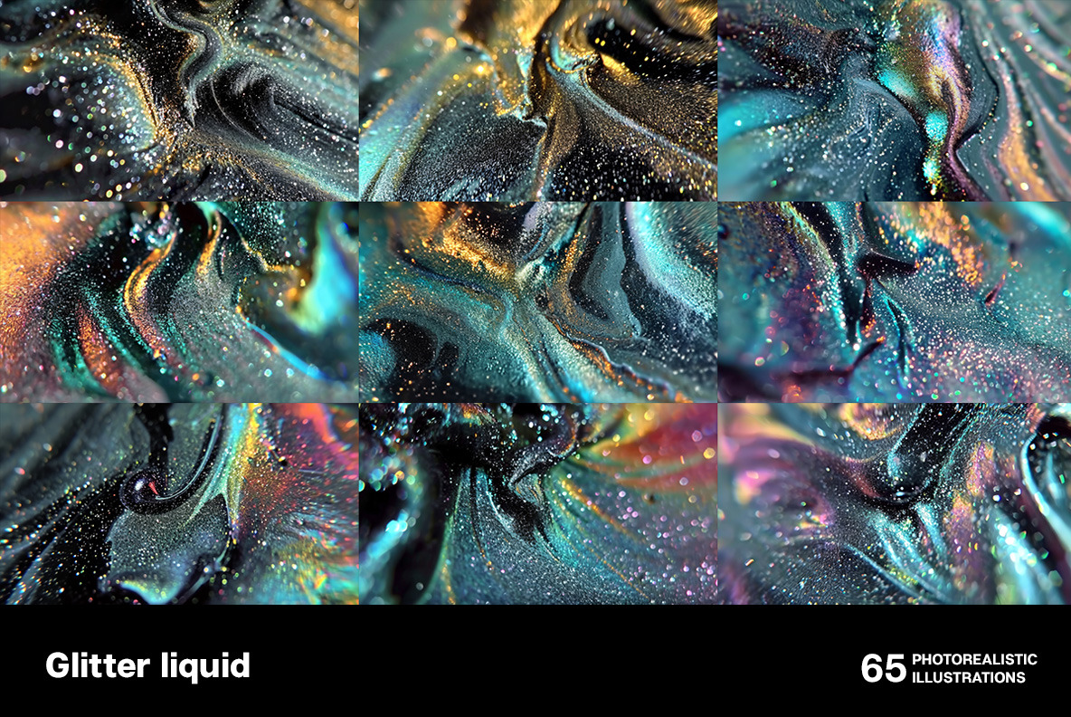 Glitter liquid Glitter liquid