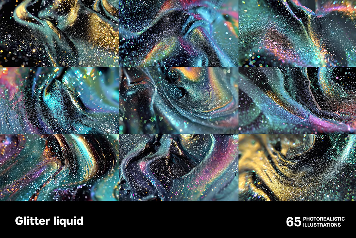 Glitter liquid Glitter liquid